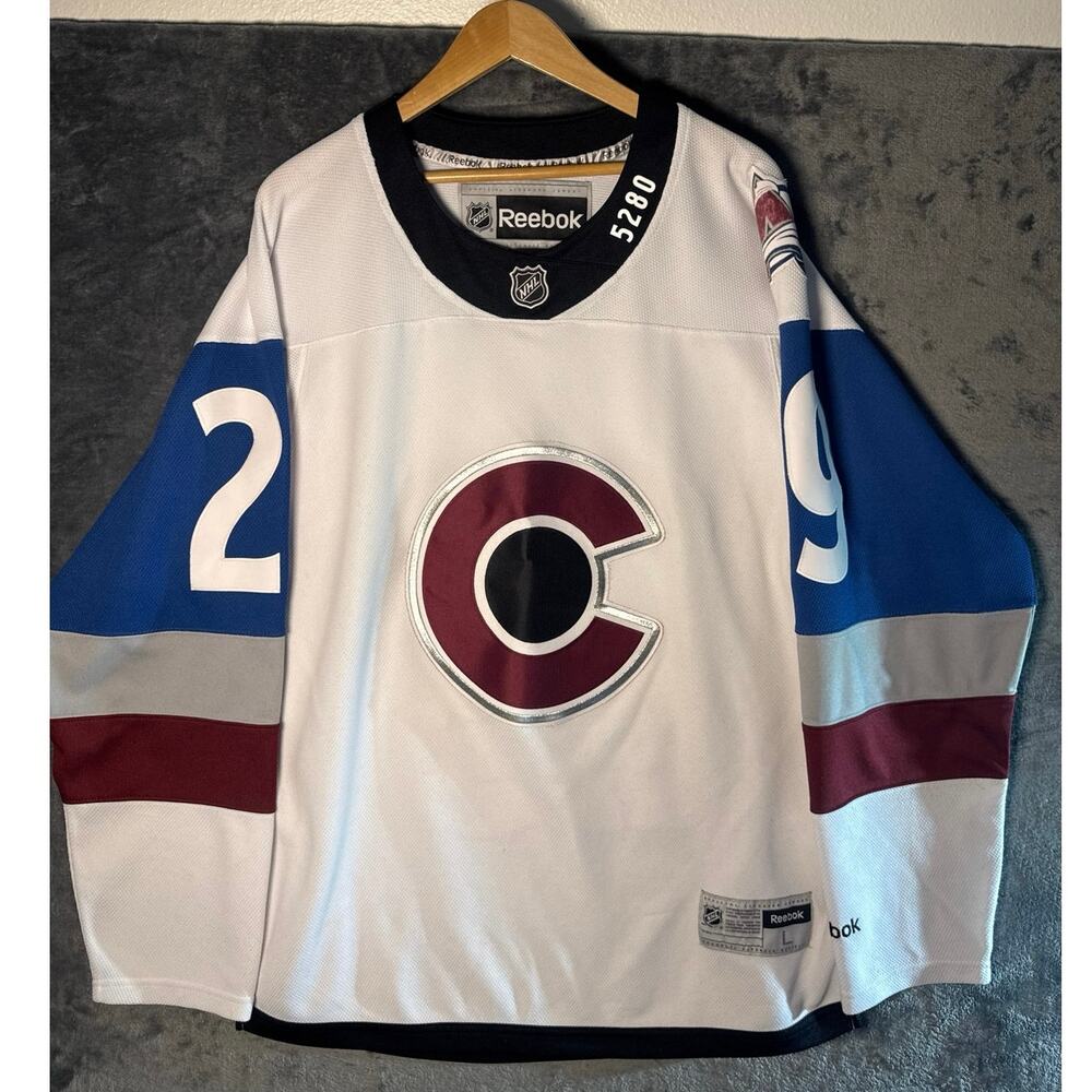 Colorado Avalanche Nathan MacKinnon 2016 Stadium Series Reebok Jersey Adult LRG